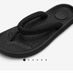 Allbirds Women's Sugar Zeffers Black Sandals Size 6